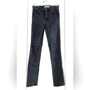 Tory Burch Skinny Denim Jeans Size24in Dark Grey Black